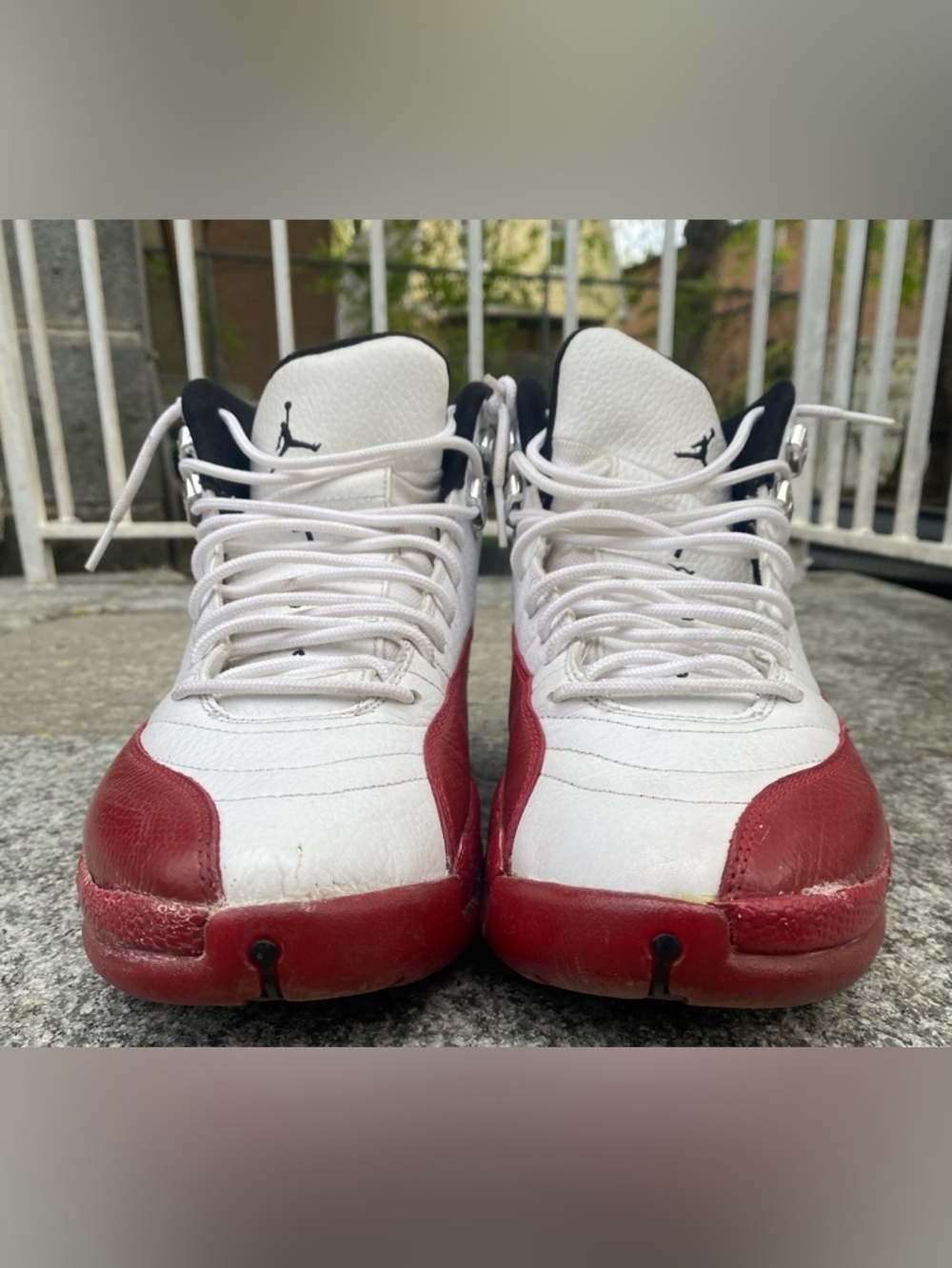 Air Jordan 12 Cherry White Red 130690-110 Size 10 OG Retro - Picture 2 of 12
